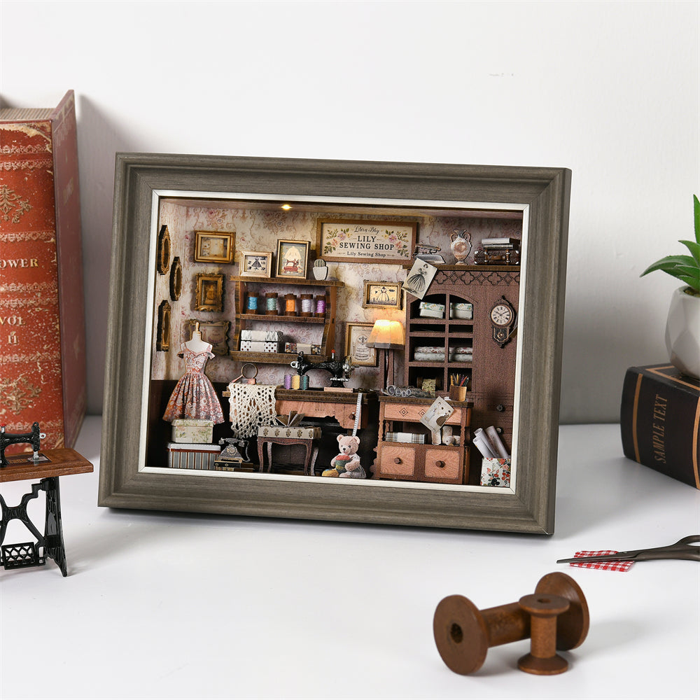 Lily’s Sewing Shop Book Nook Kit