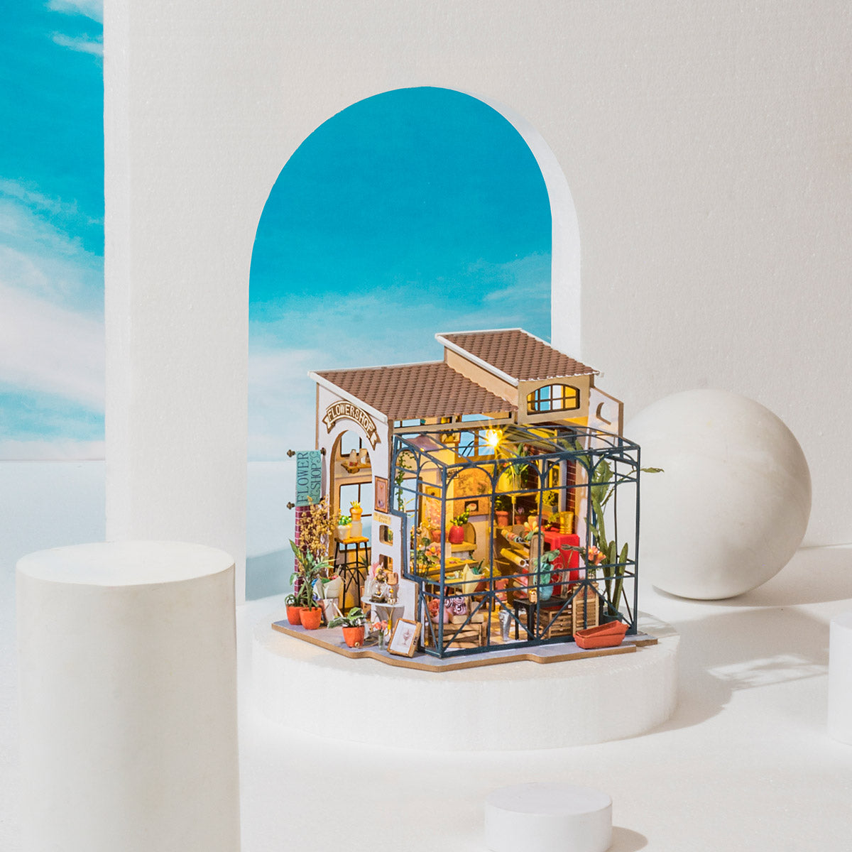 Emily's Flower Shop DIY Miniature House