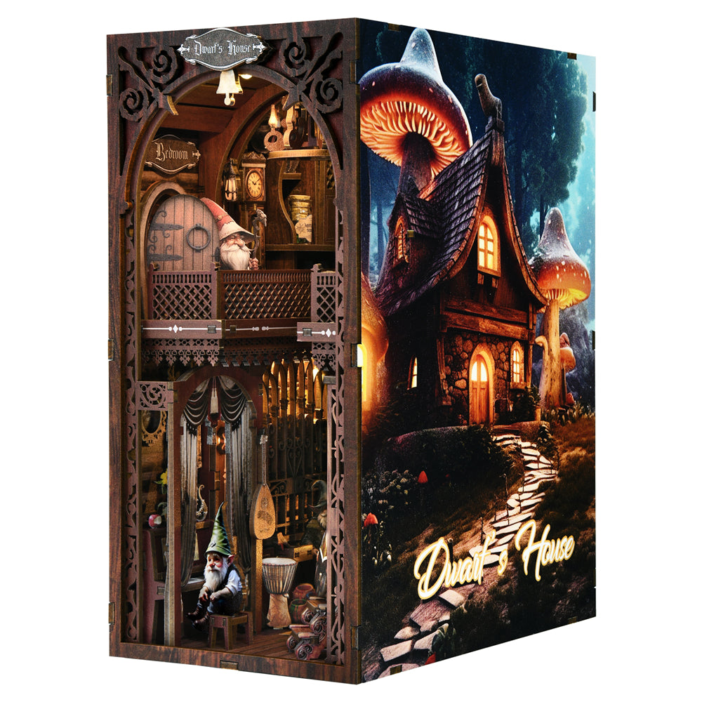 Dwarf House Book Nook Kit