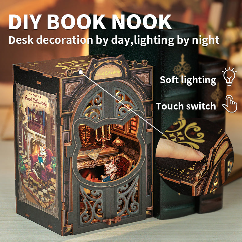 Count Cat's Study Book Nook Kit