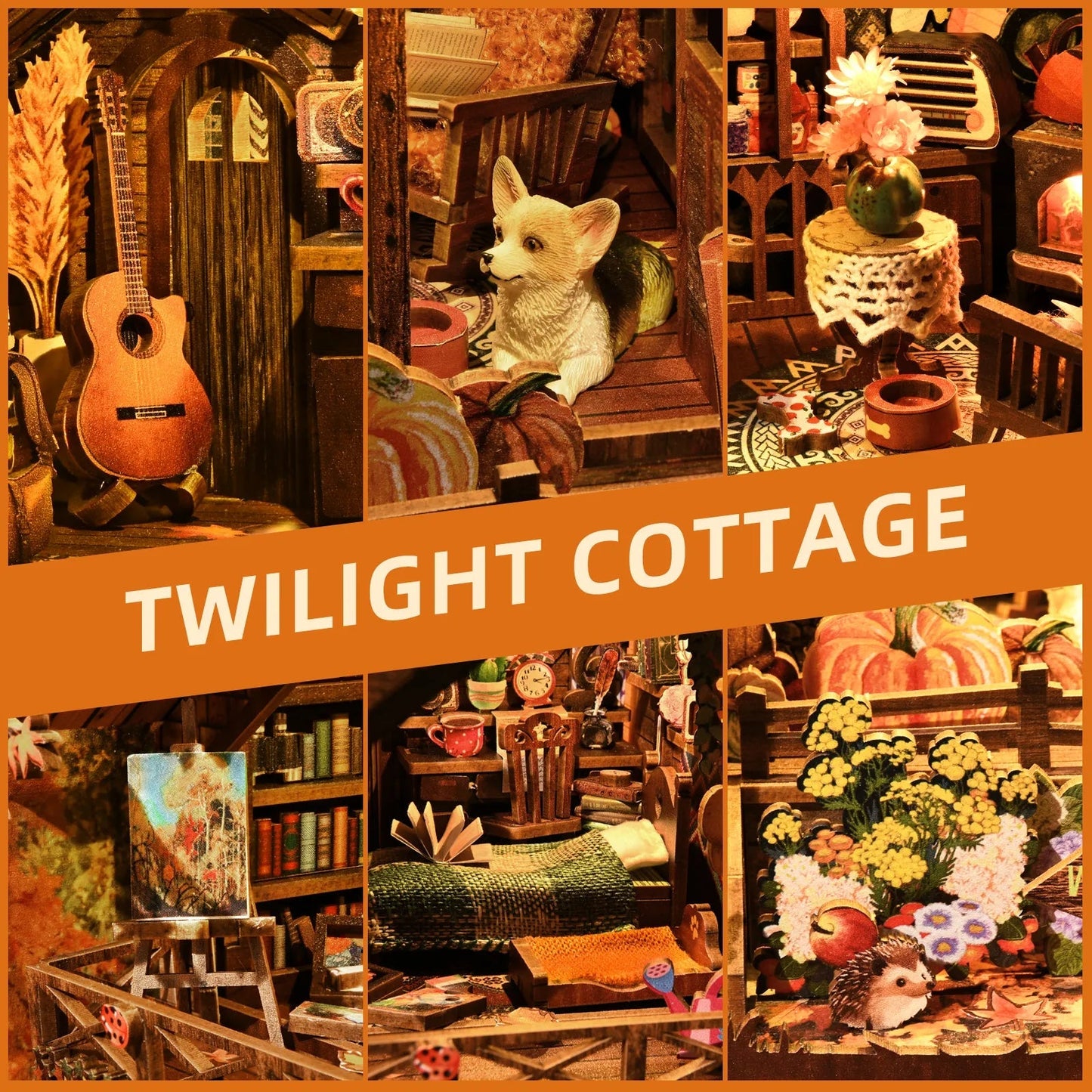 Twilight Cottage Book Nook Kit