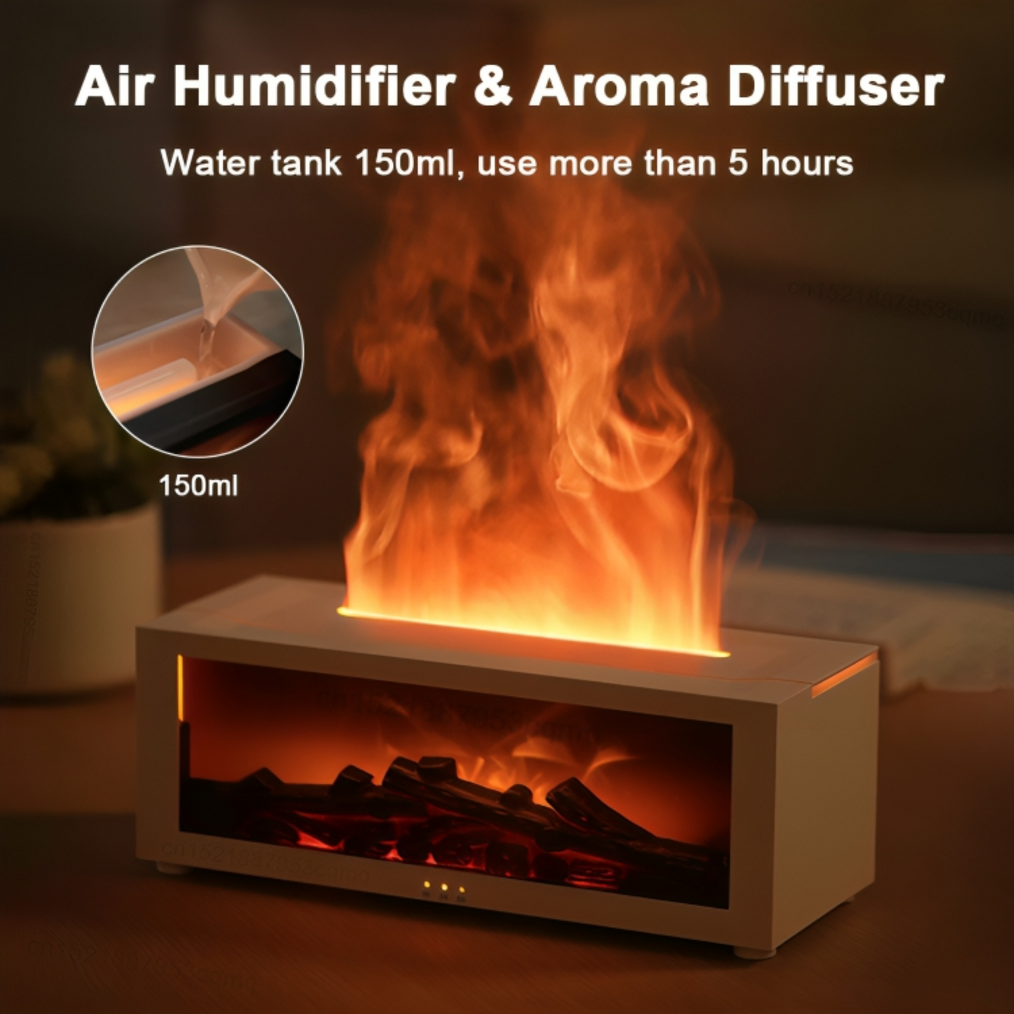 Flame Fireplace Aroma Diffuser