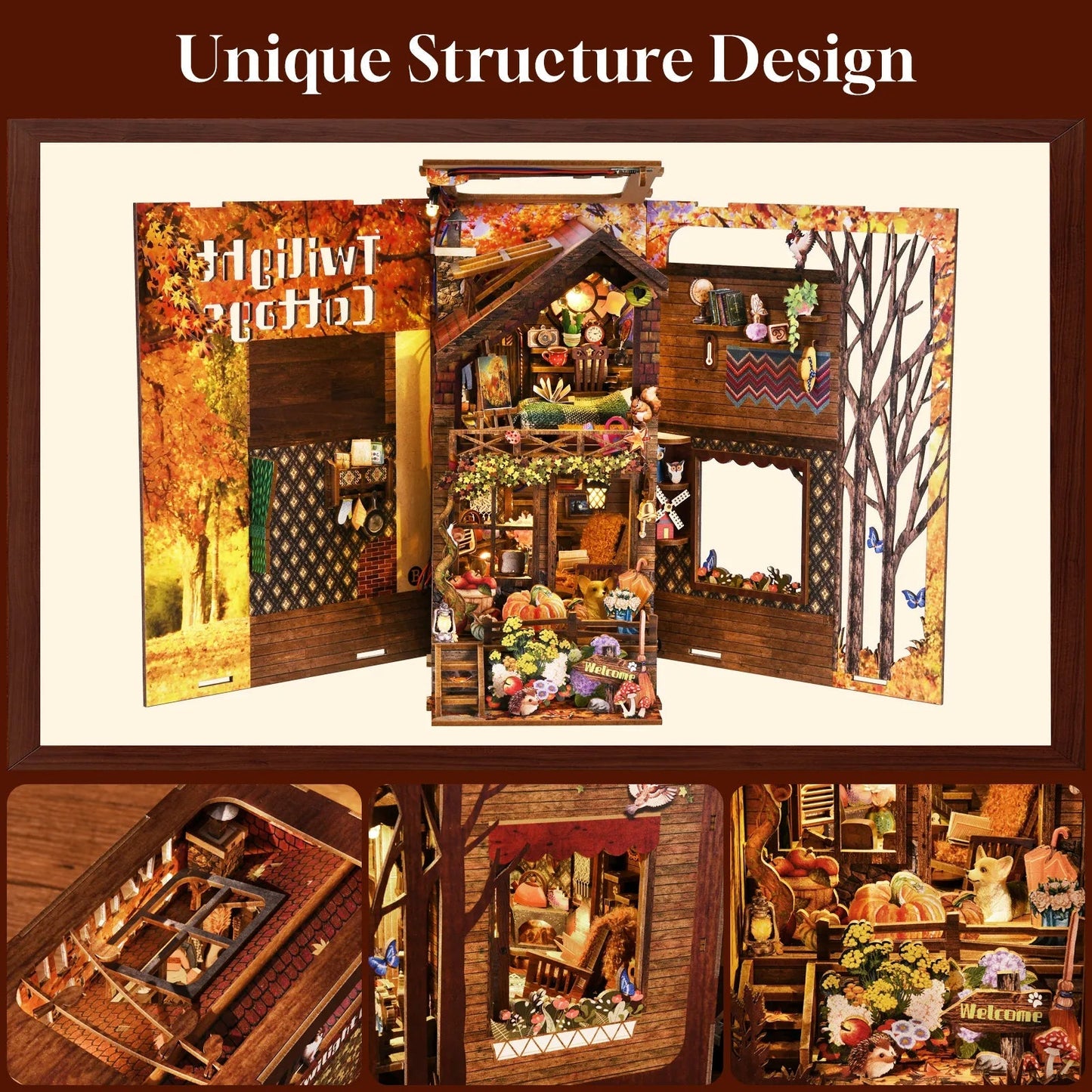 Twilight Cottage Book Nook Kit