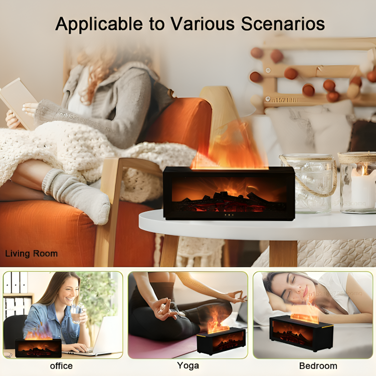 Flame Fireplace Aroma Diffuser