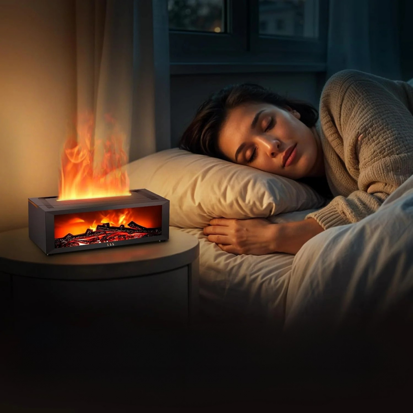 Flame Fireplace Aroma Diffuser