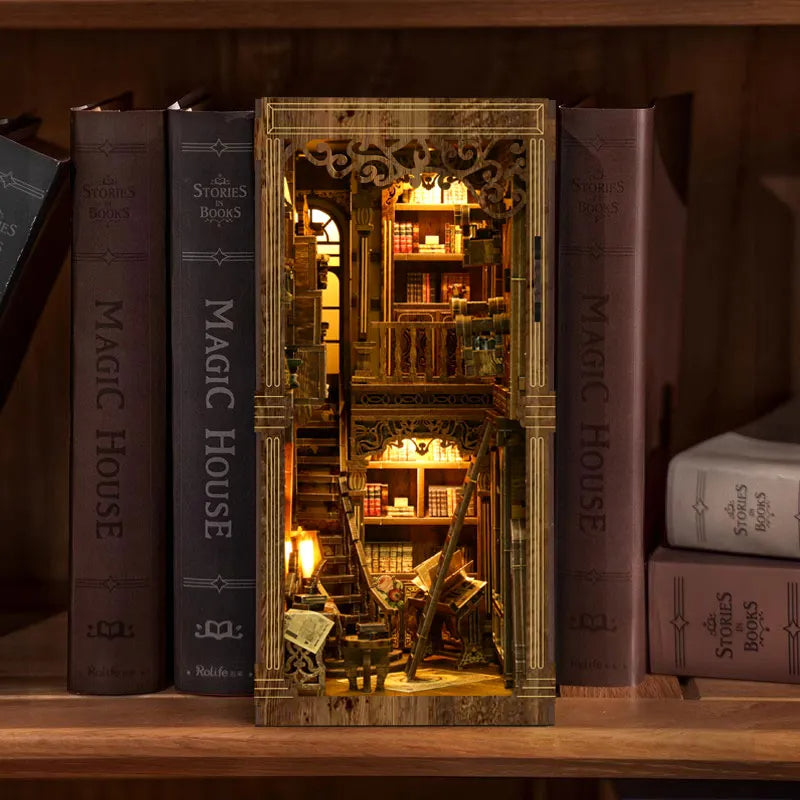 Ancient Book Collection Room Book Nook Kit