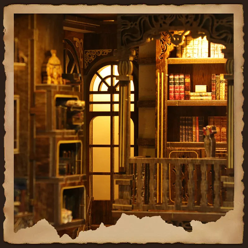 Ancient Book Collection Room Book Nook Kit