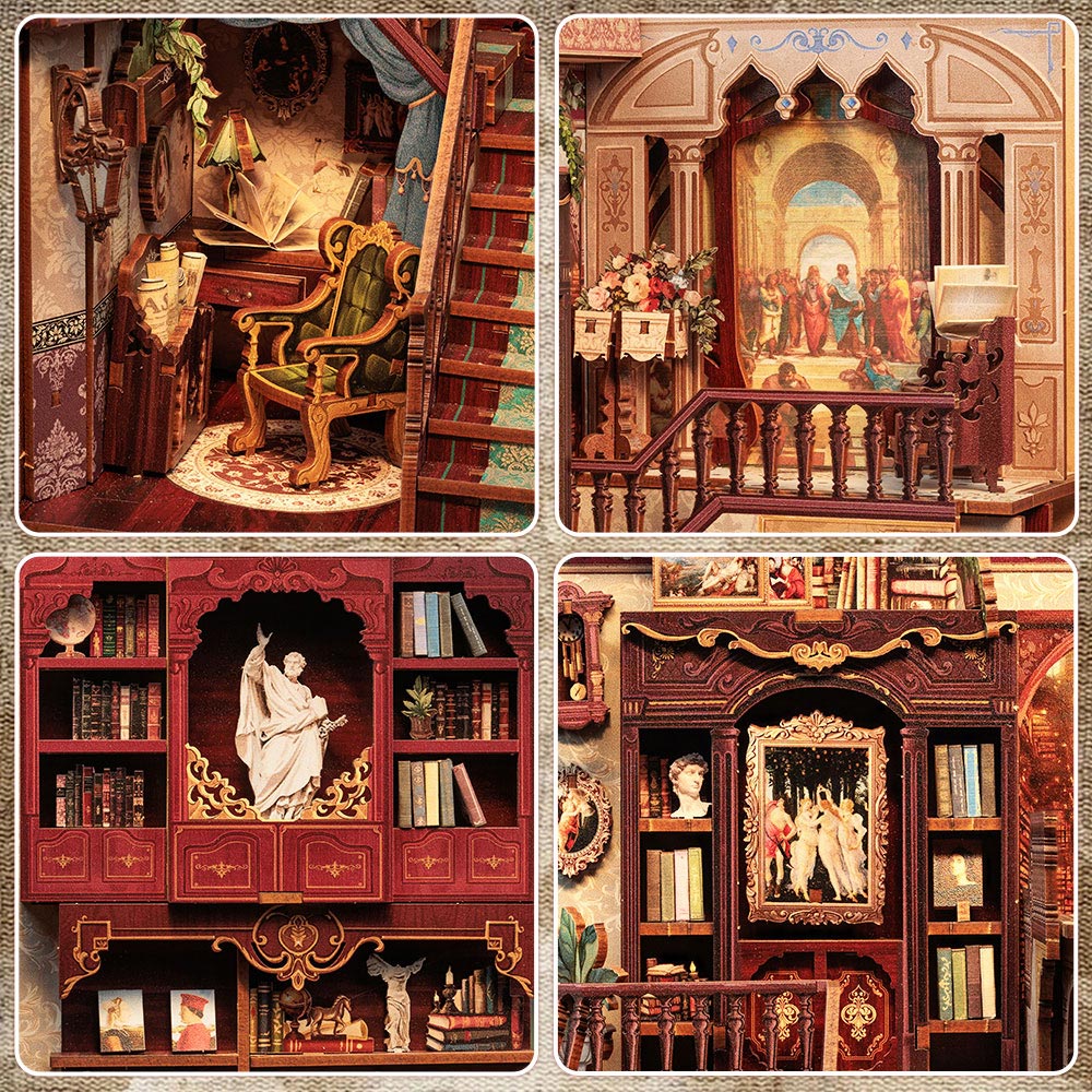 Library of Wisdom Book Nook Kit