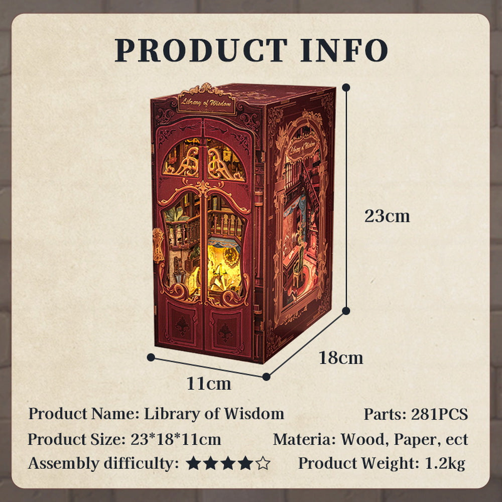 Library of Wisdom Book Nook Kit