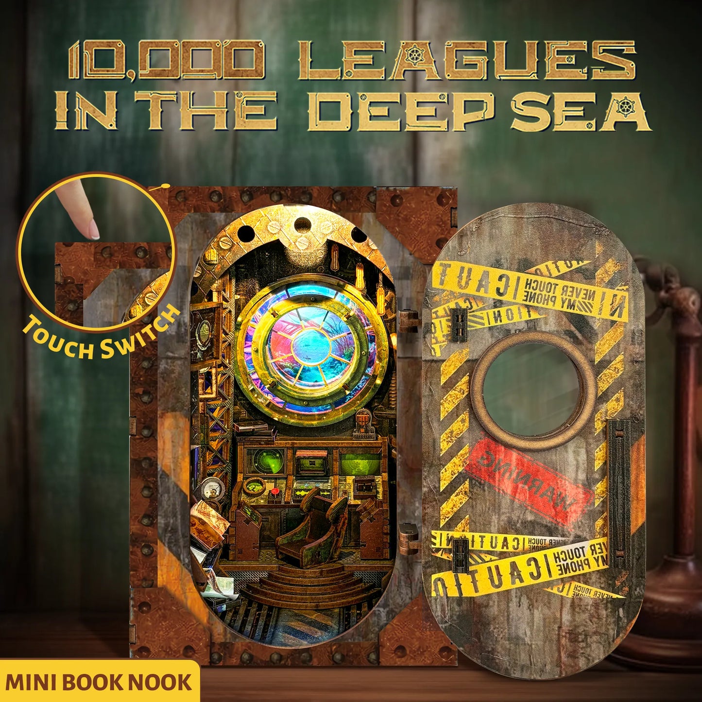 Deep Sea Submarine Book Nook Kit