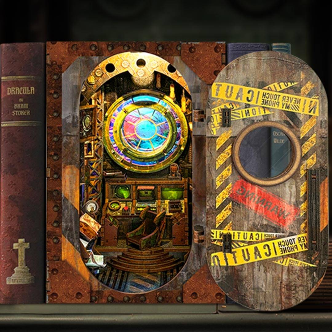Deep Sea Submarine Book Nook Kit