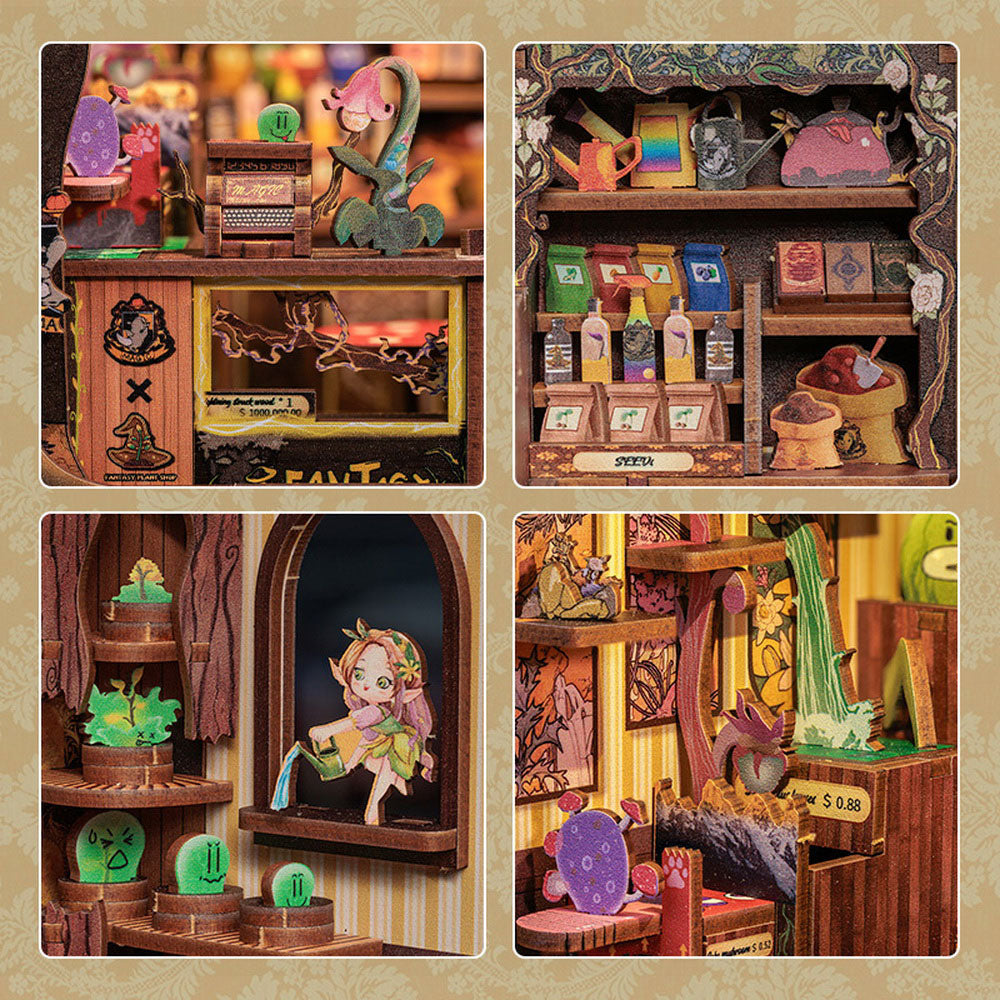 Fantasy Plant Shop Book Nook Kit