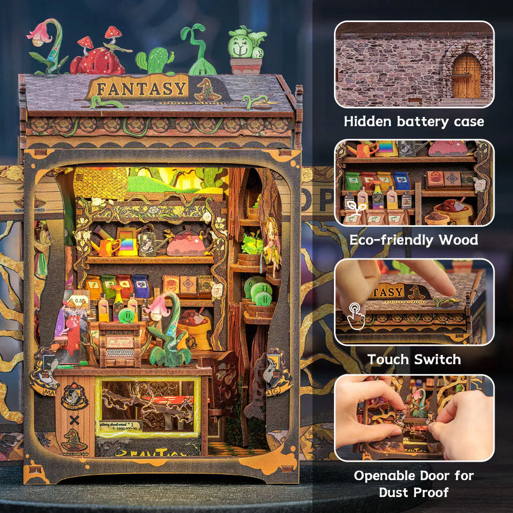 Fantasy Plant Shop Book Nook Kit