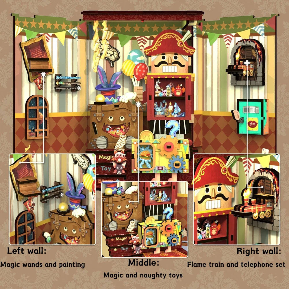 Amazing Toys Store Book Nook Kit