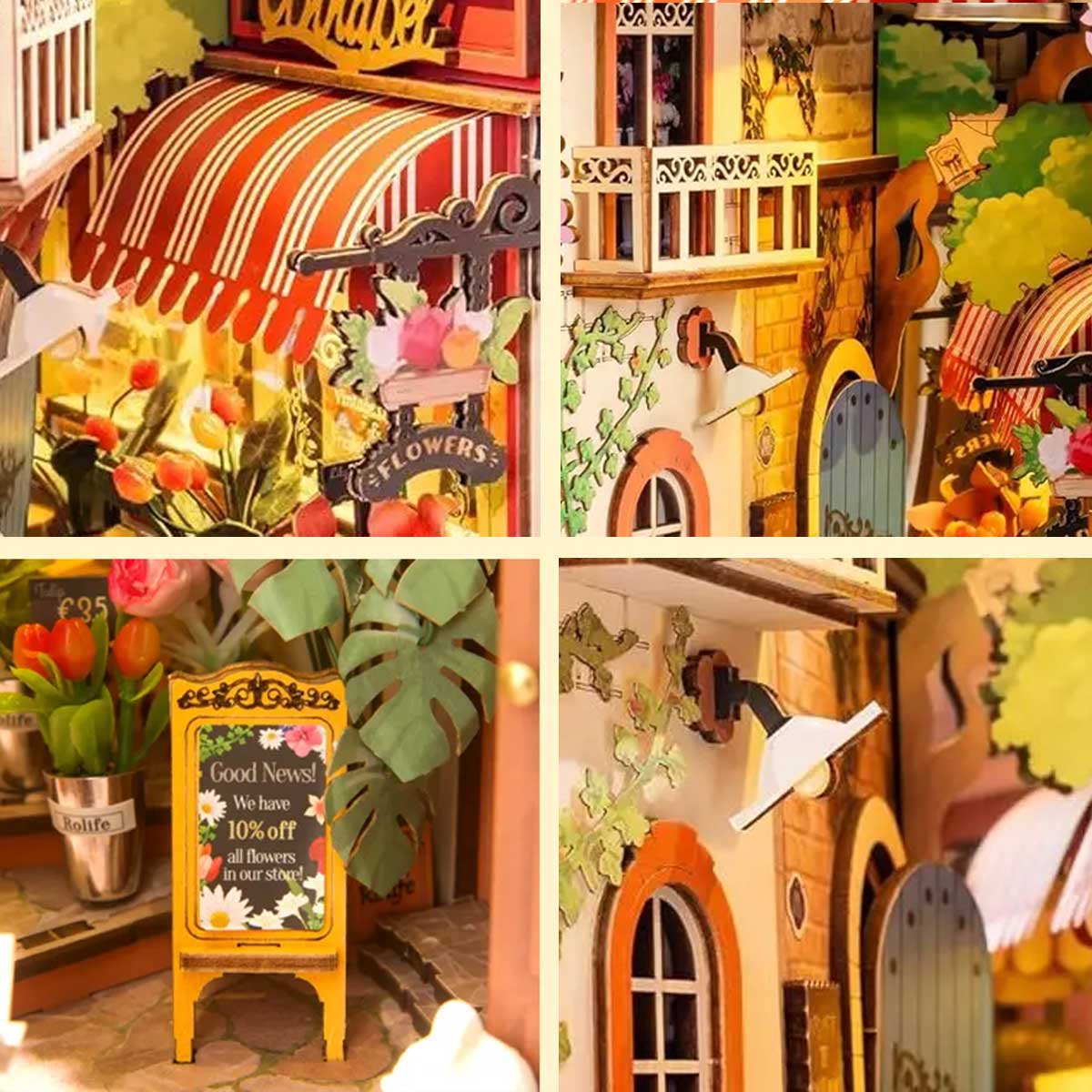 Floral Corner Book Nook Kit