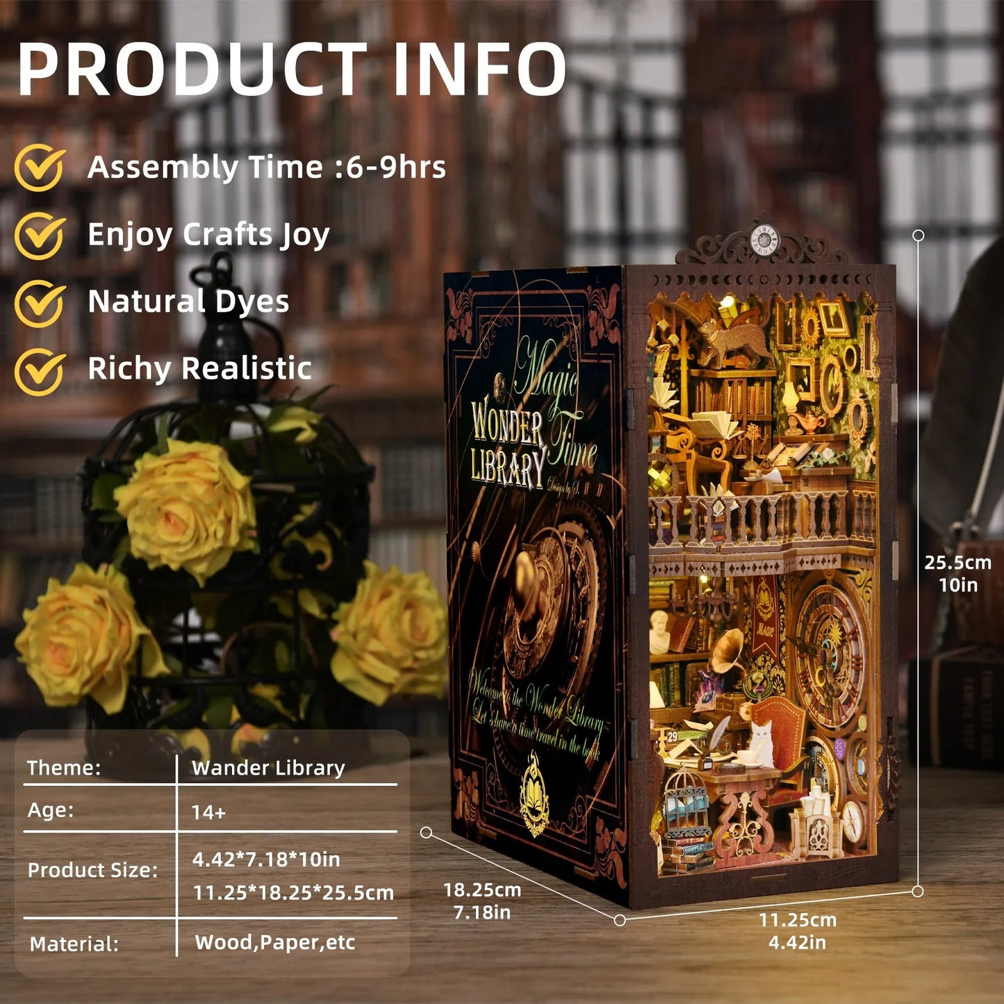 Wander Library Book Nook Kit