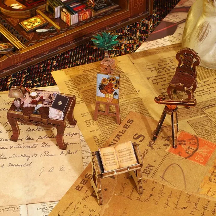 Library Of Books Book Nook Kit