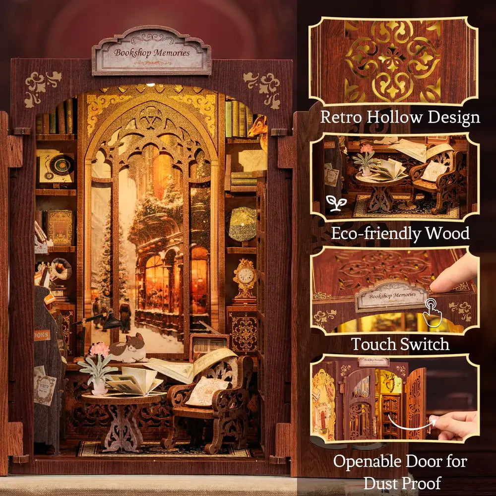 Mini Bookshop Book Nook Kit