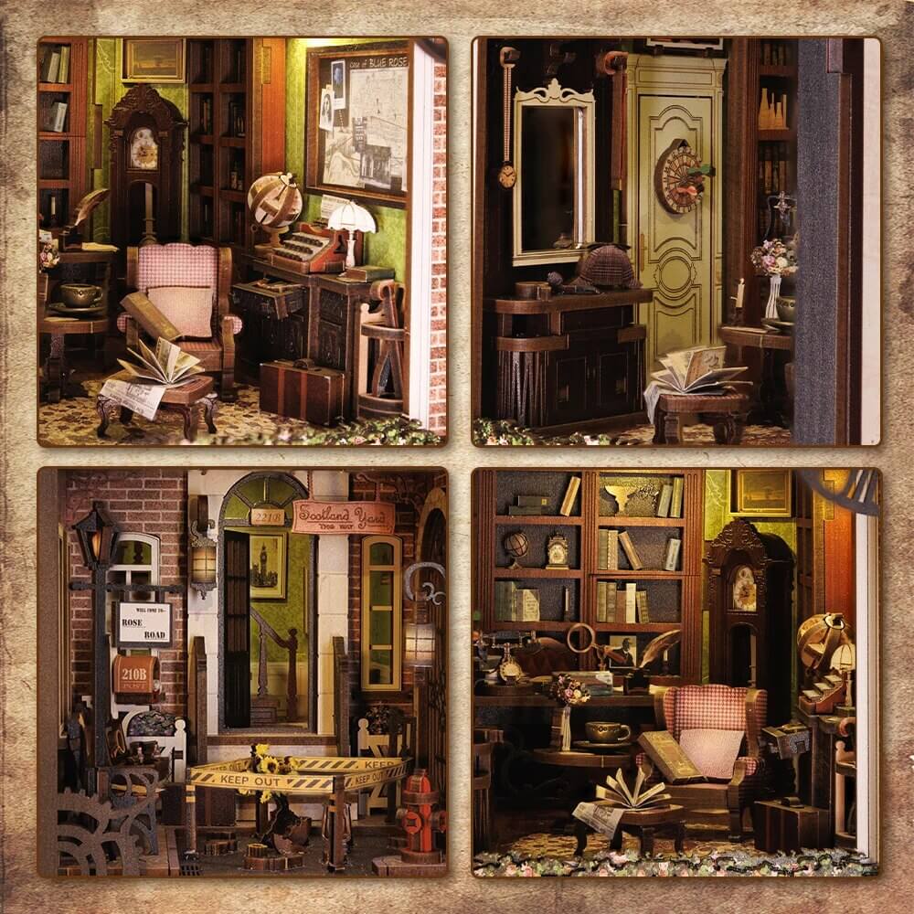 Detective House Book Nook Kit