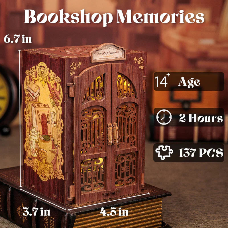 Mini Bookshop Book Nook Kit