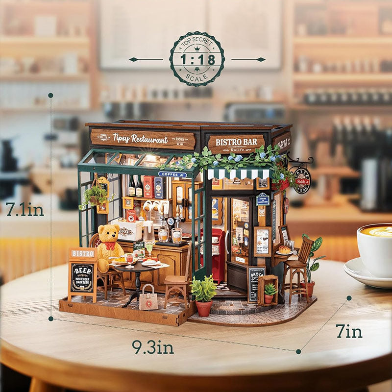 Tipsy Restaurant DIY Miniature House Kit