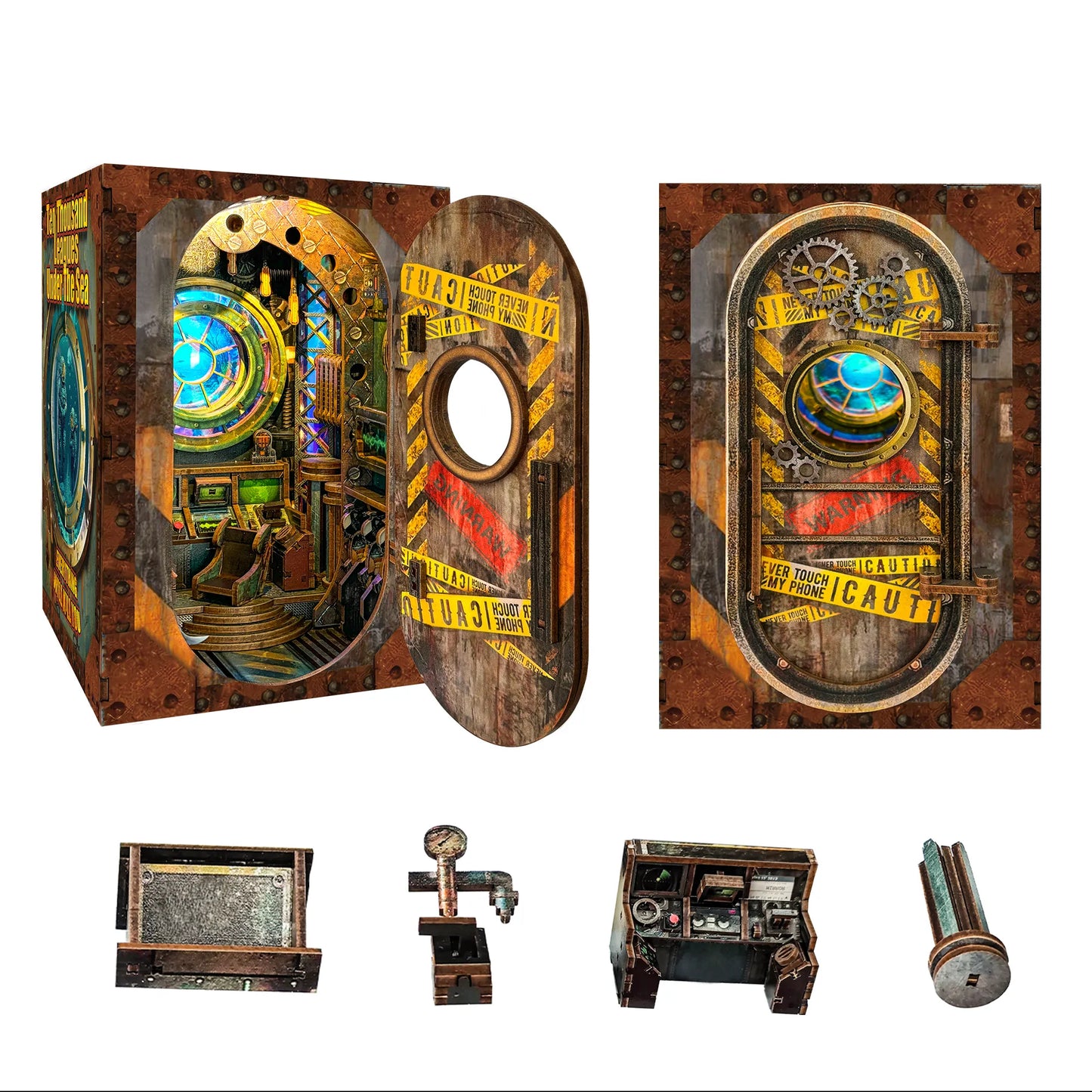 Deep Sea Submarine Book Nook Kit