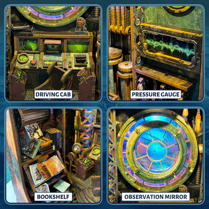 Deep Sea Submarine Book Nook Kit