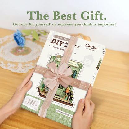 Green Life Bookshop DIY Miniature House