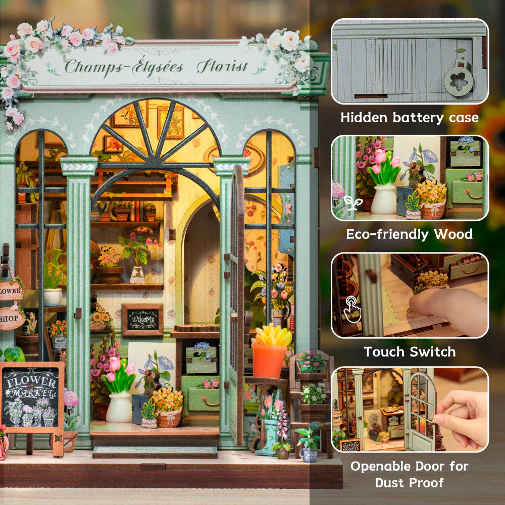 Champs-Élysées Florist DIY Miniature House