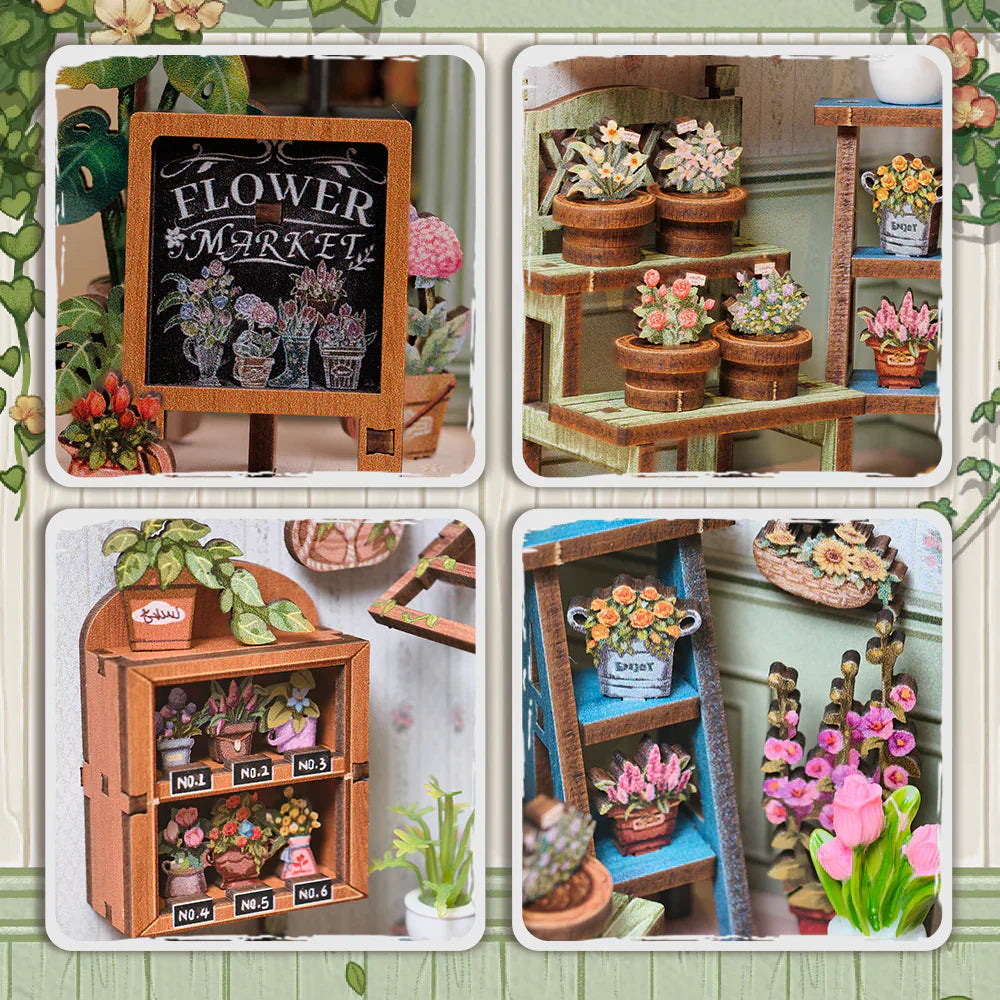 Champs-Élysées Florist DIY Miniature House