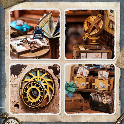 Journey Trace Bookshop DIY Miniature House
