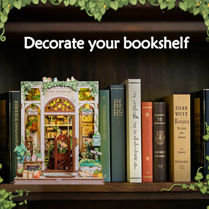 Green Life Bookshop DIY Miniature House