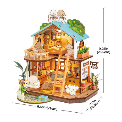 Puppy's Cozy Villa DIY Miniature House