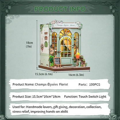 Champs-Élysées Florist DIY Miniature House