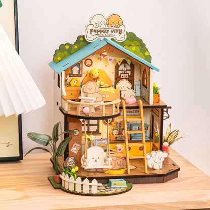 Puppy's Cozy Villa DIY Miniature House