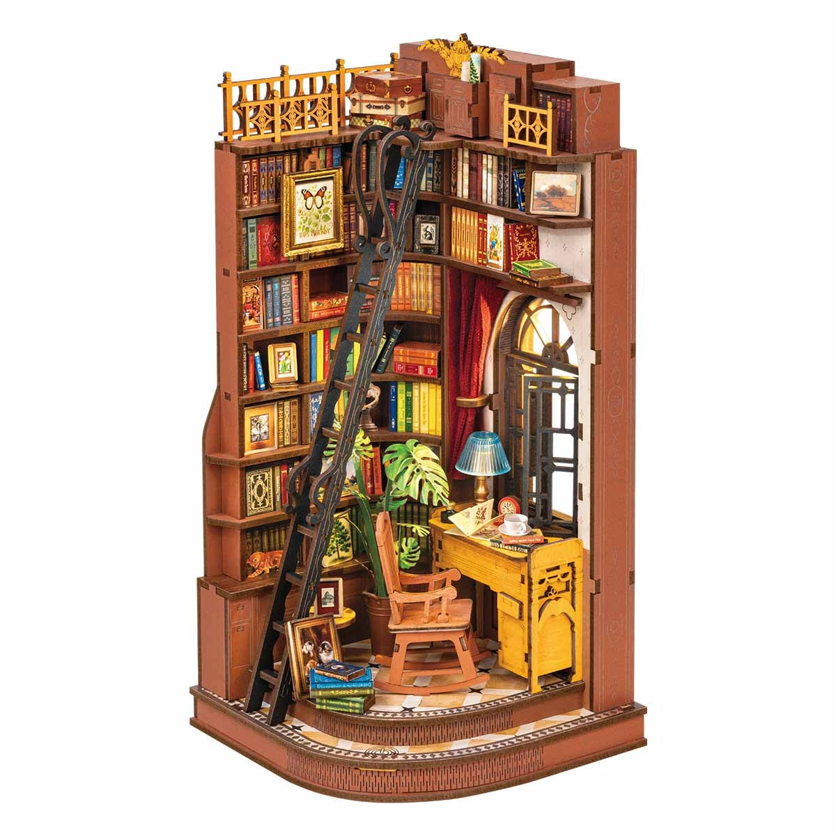 Silent Corner Study DIY Book Nook Kit