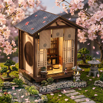 Moss-Lantern Harmony Garden DIY Book Nook Kit