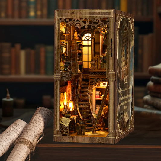 Ancient Book Collection Room Book Nook Kit