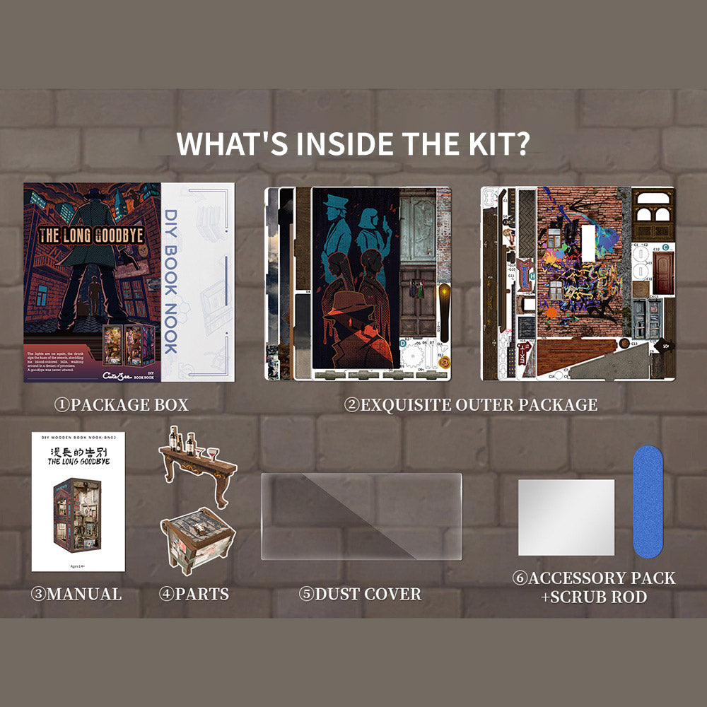 The Long Goodbye Book Nook Kit