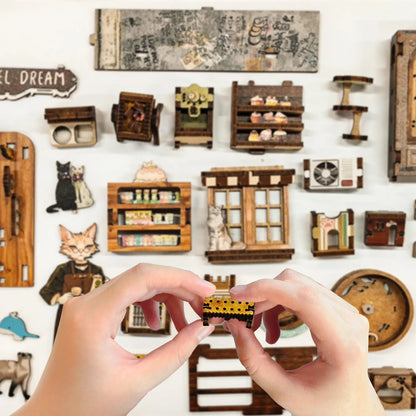 Caramel Dreams Cat Café Book Nook Kit