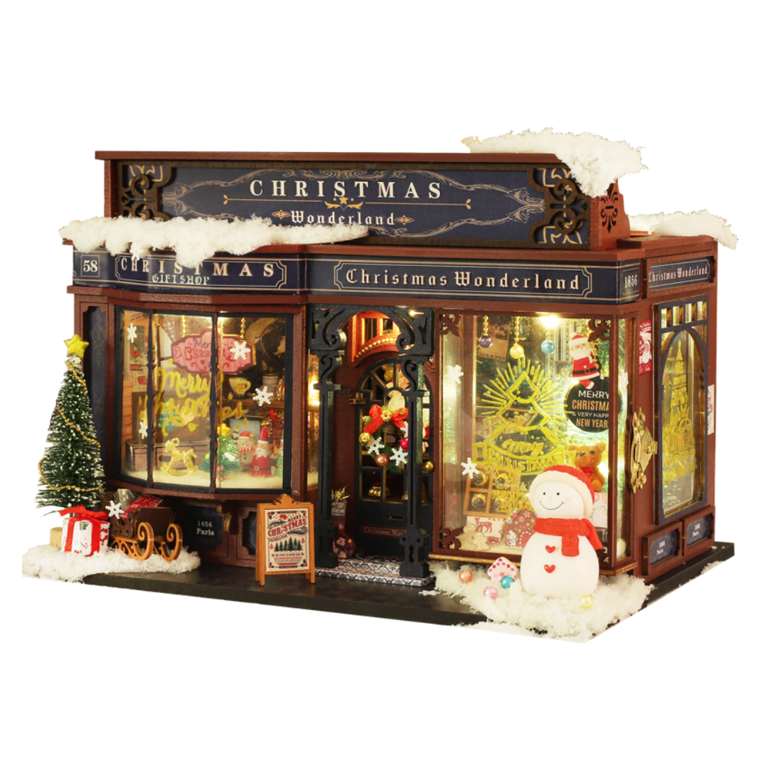 Christmas Gift Shop DIY Miniature House