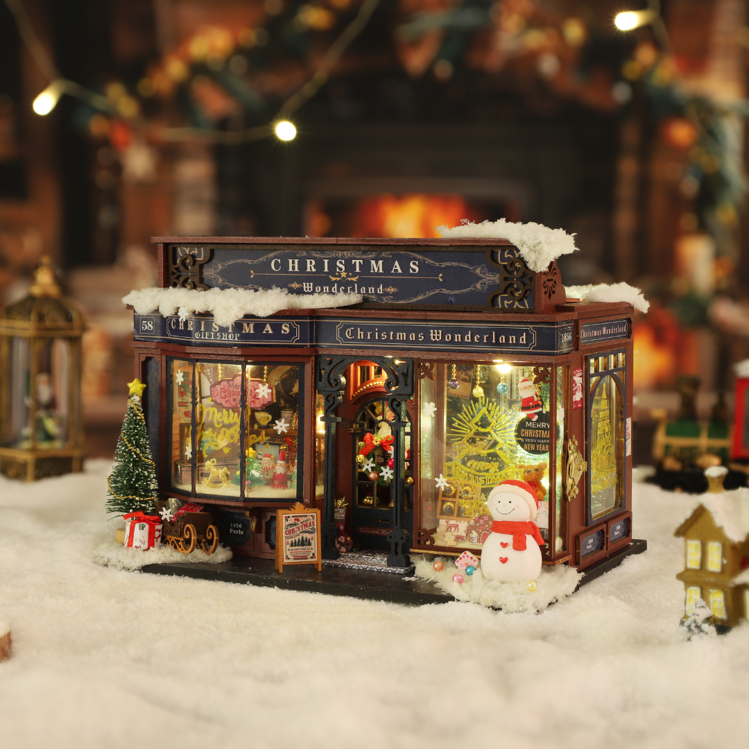 Christmas Gift Shop DIY Miniature House