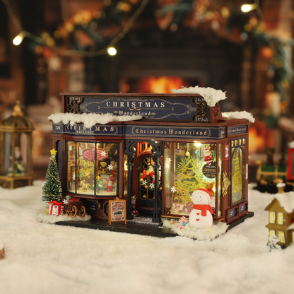 Christmas Gift Shop DIY Miniature House
