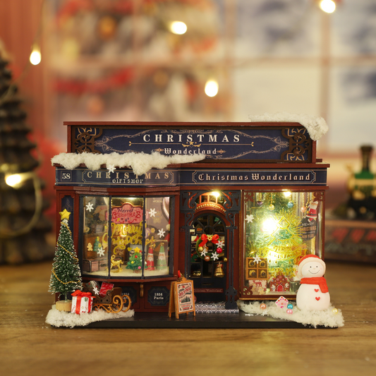 Christmas Gift Shop DIY Miniature House