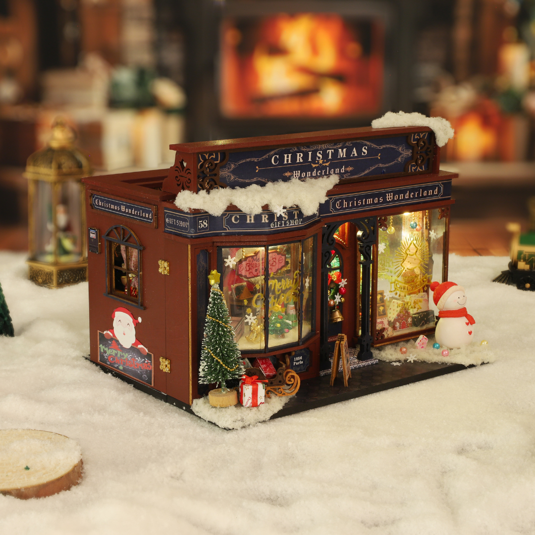 Christmas Gift Shop DIY Miniature House