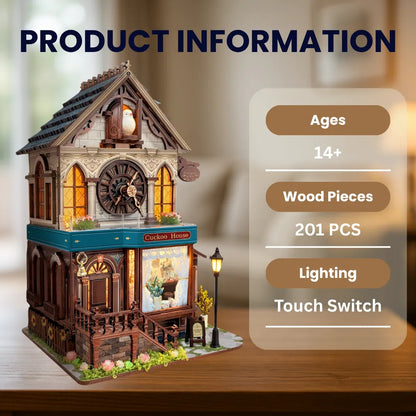 DIY Miniature Cuckoo Clock House Kit