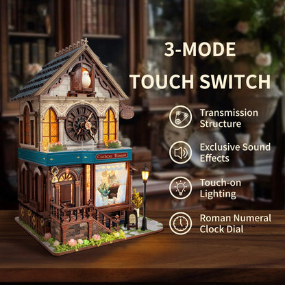DIY Miniature Cuckoo Clock House Kit