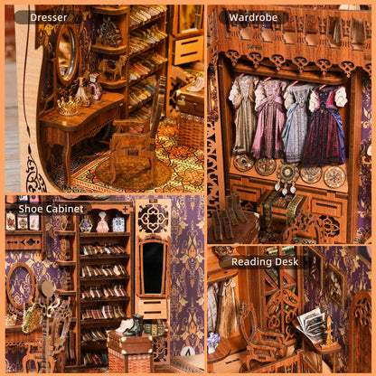 Wardrobe of Duchess Book Nook Kit
