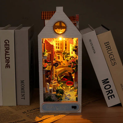Bruges Ancient City Book Nook Kit