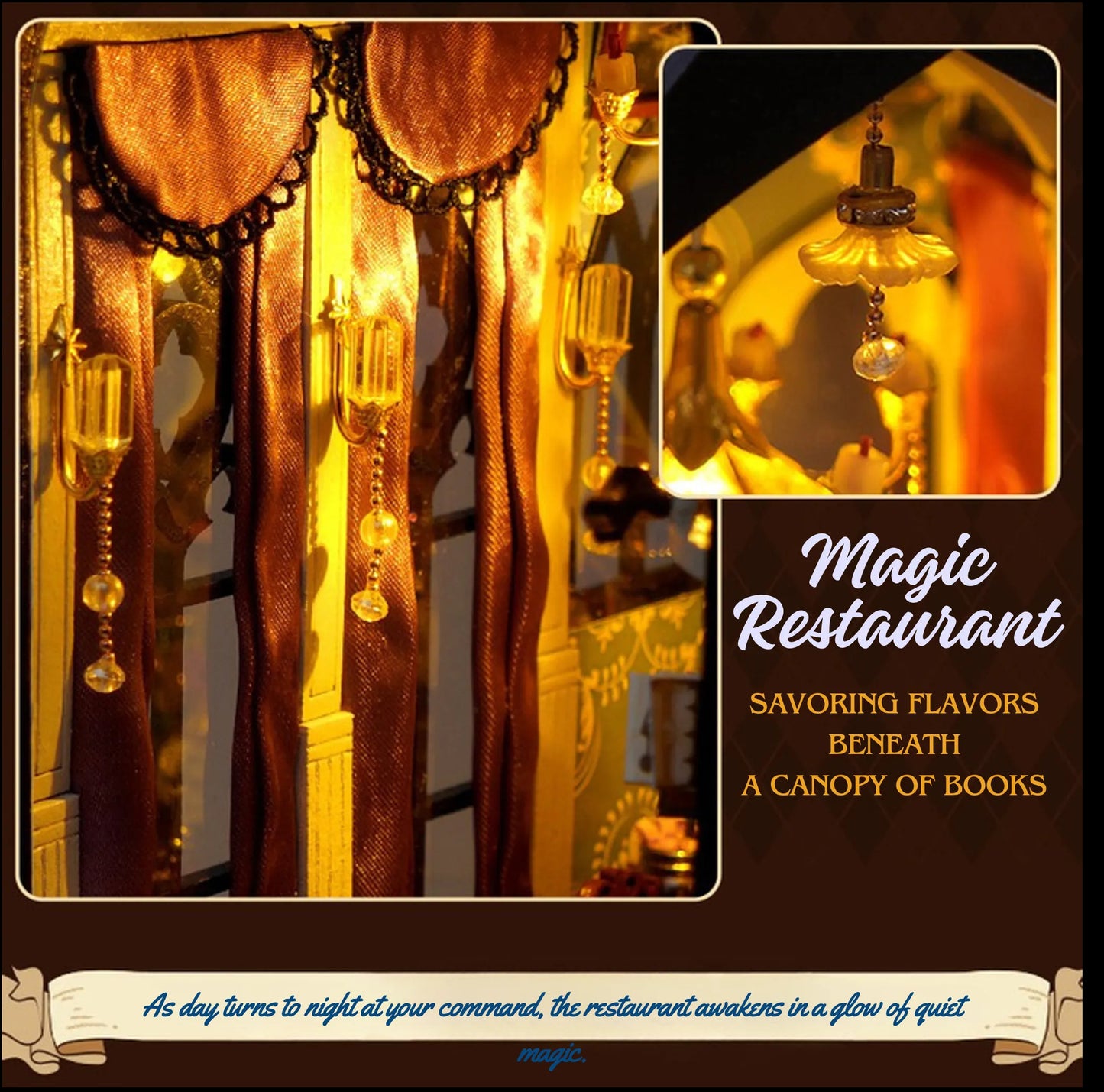 Magic Restaurant DIY Book Nook Kit